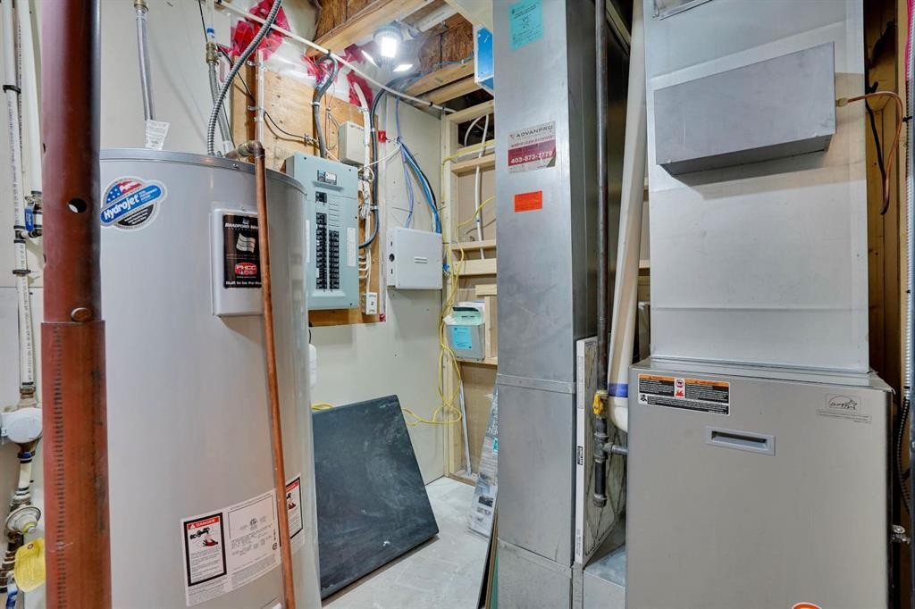 210 Cranberry Place Se, Calgary, AB - Indoor Photo Showing Basement