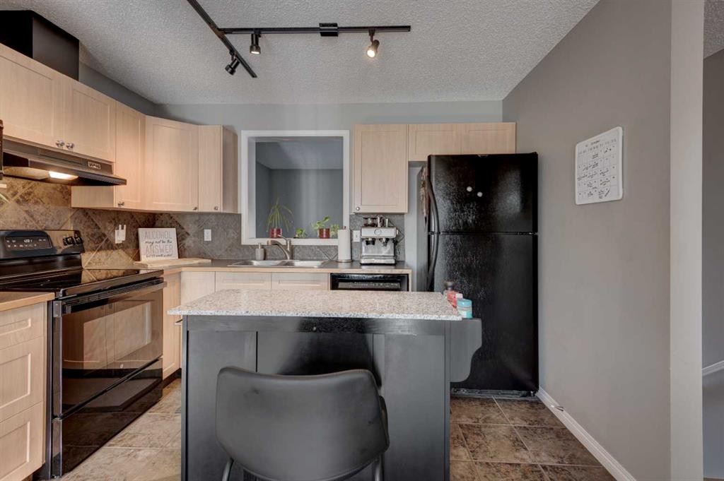 219 Copperfield Lane Se, Calgary, AB - Indoor Photo Showing Kitchen With Double Sink