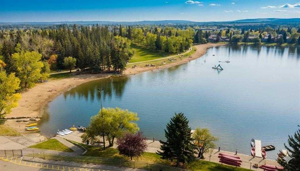 15104 1 Street Se, Calgary, AB - Outdoor With Body Of Water With View