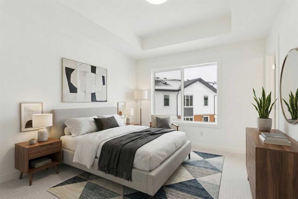 122-1862 Cornerstone Boulevard, Calgary, AB - Indoor Photo Showing Bedroom