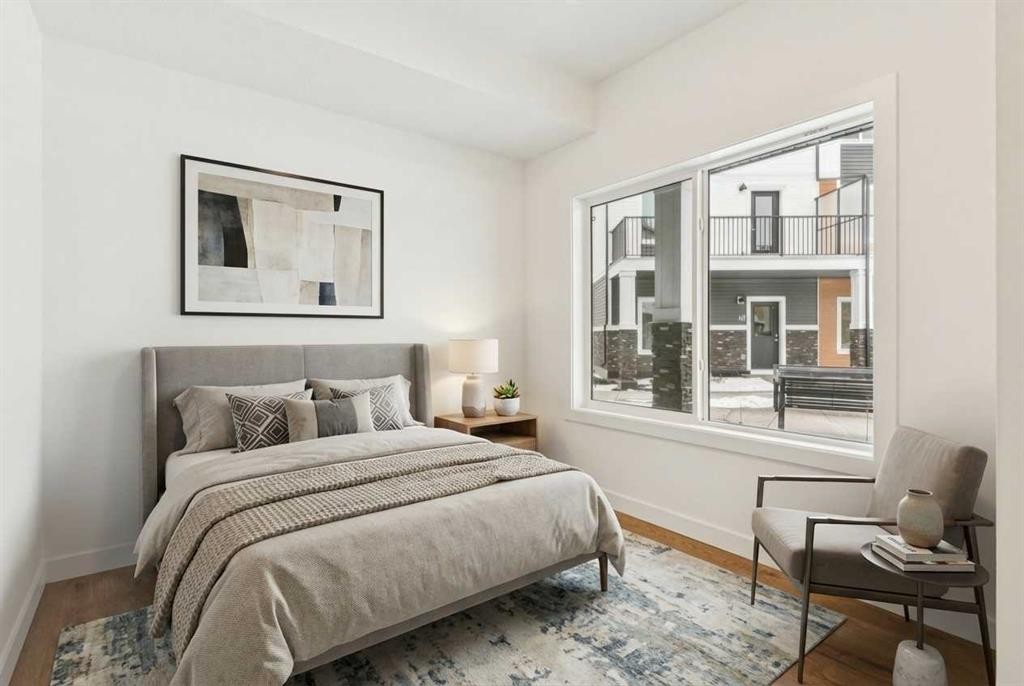 122-1862 Cornerstone Boulevard, Calgary, AB - Indoor Photo Showing Bedroom