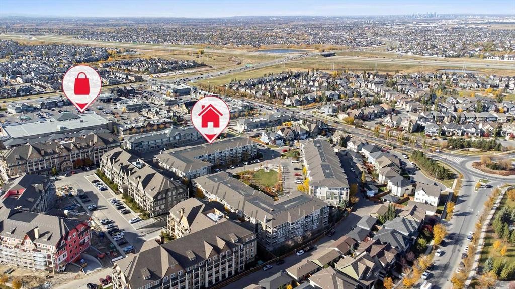 3407-11 Mahogany Row Se, Calgary, AB - Outdoor With View