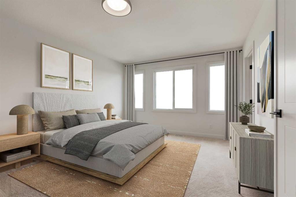 86 Agate Road, Cochrane, AB - Indoor Photo Showing Bedroom