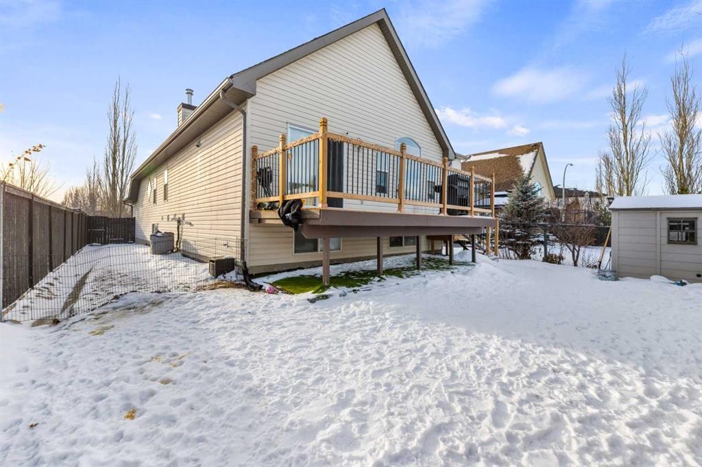 8 Copperfield Manor Se, Calgary, AB - Outdoor With Deck Patio Veranda