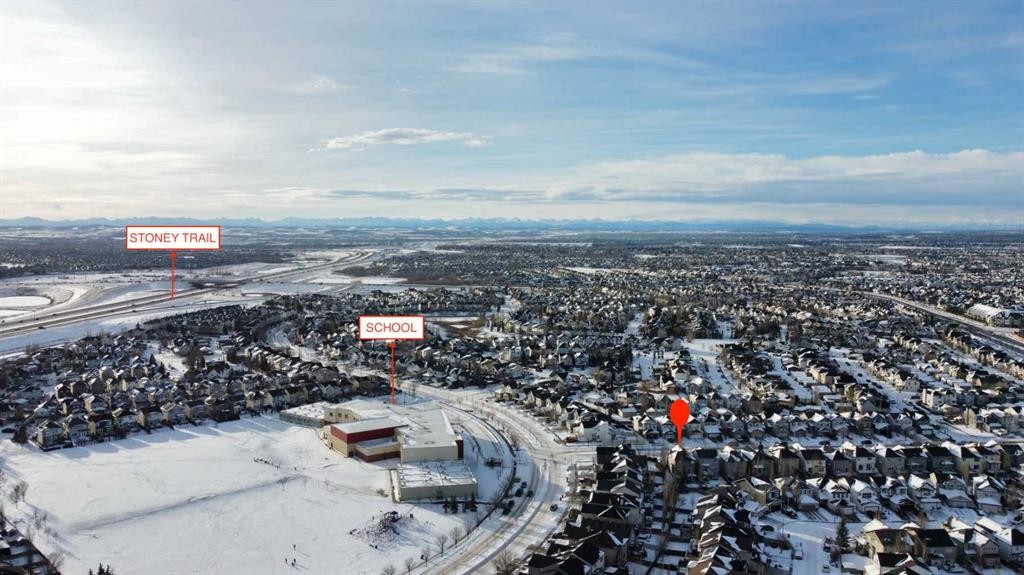 8 Copperfield Manor Se, Calgary, AB - Outdoor With View