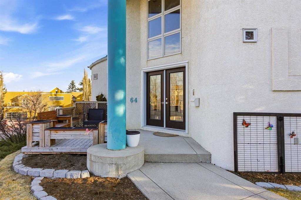 64 Patterson Mews Sw, Calgary, AB - Outdoor With Deck Patio Veranda With Exterior