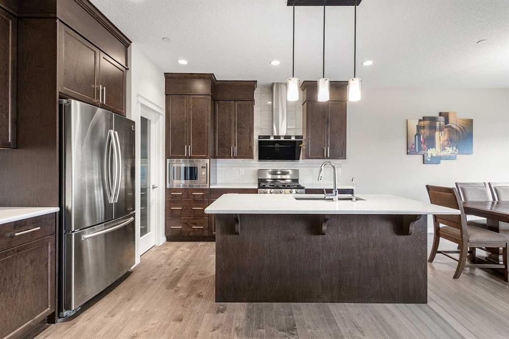 175 Howse Rise Ne, Calgary, AB - Indoor Photo Showing Kitchen With Stainless Steel Kitchen With Upgraded Kitchen
