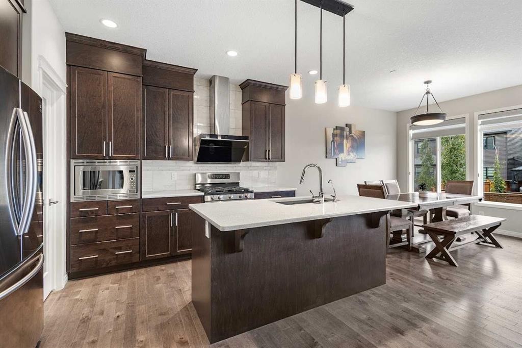 175 Howse Rise Ne, Calgary, AB - Indoor Photo Showing Kitchen With Stainless Steel Kitchen With Upgraded Kitchen