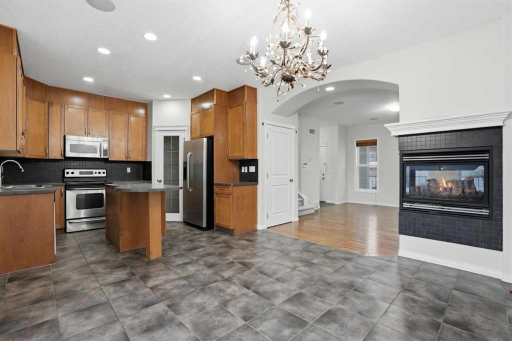 8 Taralake Way Ne, Calgary, AB - Indoor Photo Showing Kitchen With Stainless Steel Kitchen