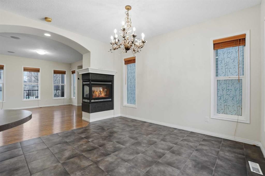 8 Taralake Way Ne, Calgary, AB - Indoor With Fireplace