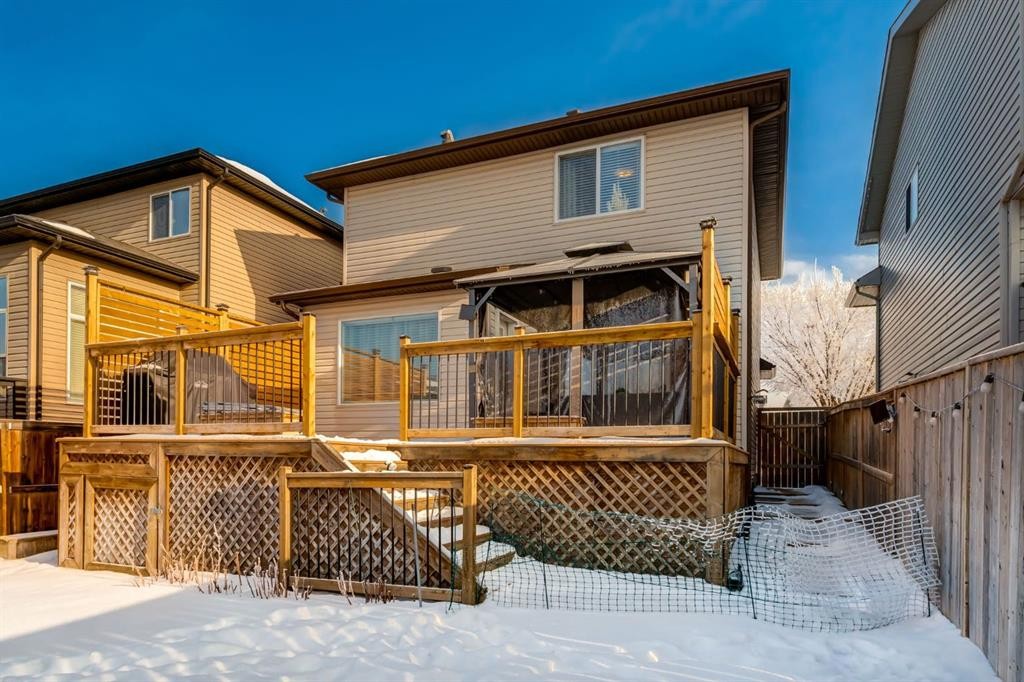 82 Cranwell Common Se, Calgary, AB - Outdoor With Deck Patio Veranda With Exterior