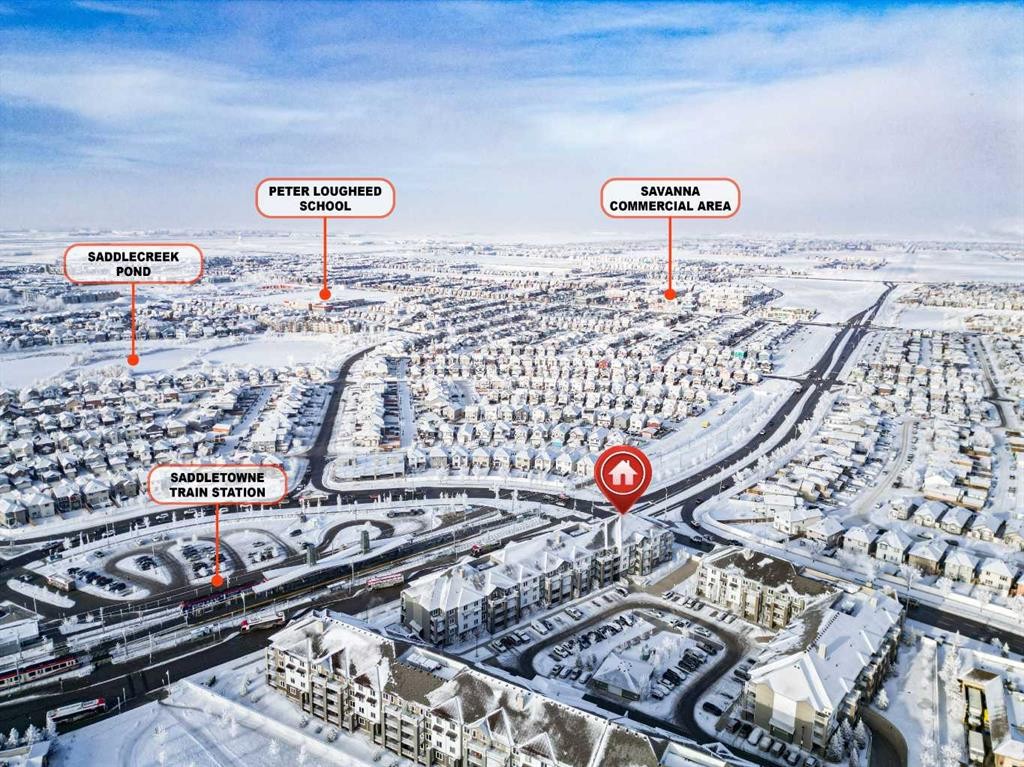 3217-6118 80 Avenue Ne, Calgary, AB - With View