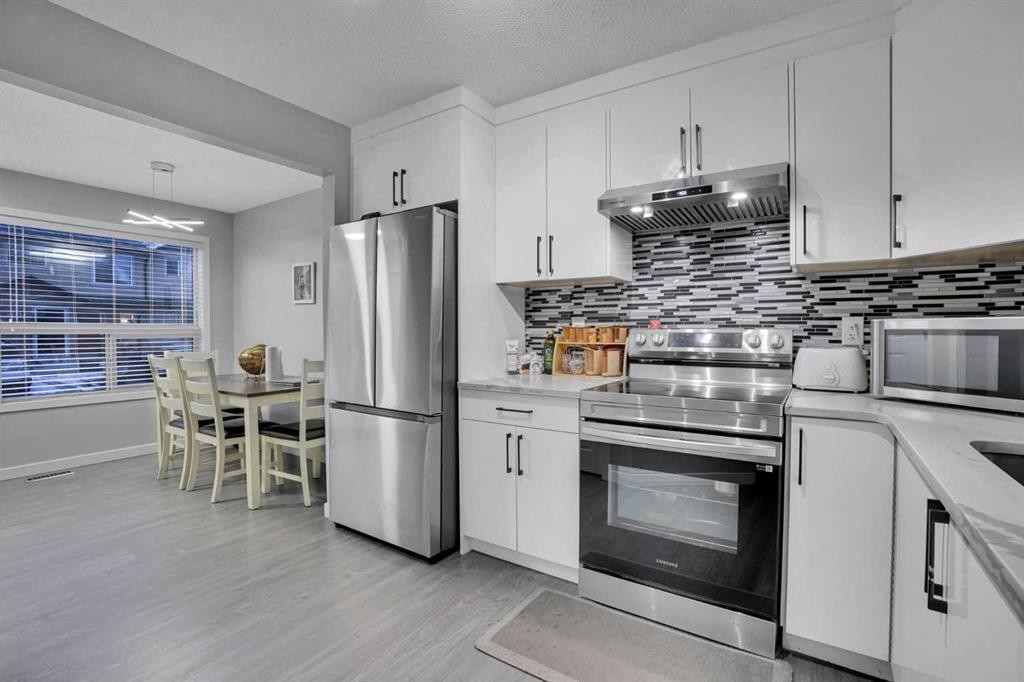 257 Saddlebrook Point Ne, Calgary, AB - Indoor Photo Showing Kitchen With Stainless Steel Kitchen With Upgraded Kitchen