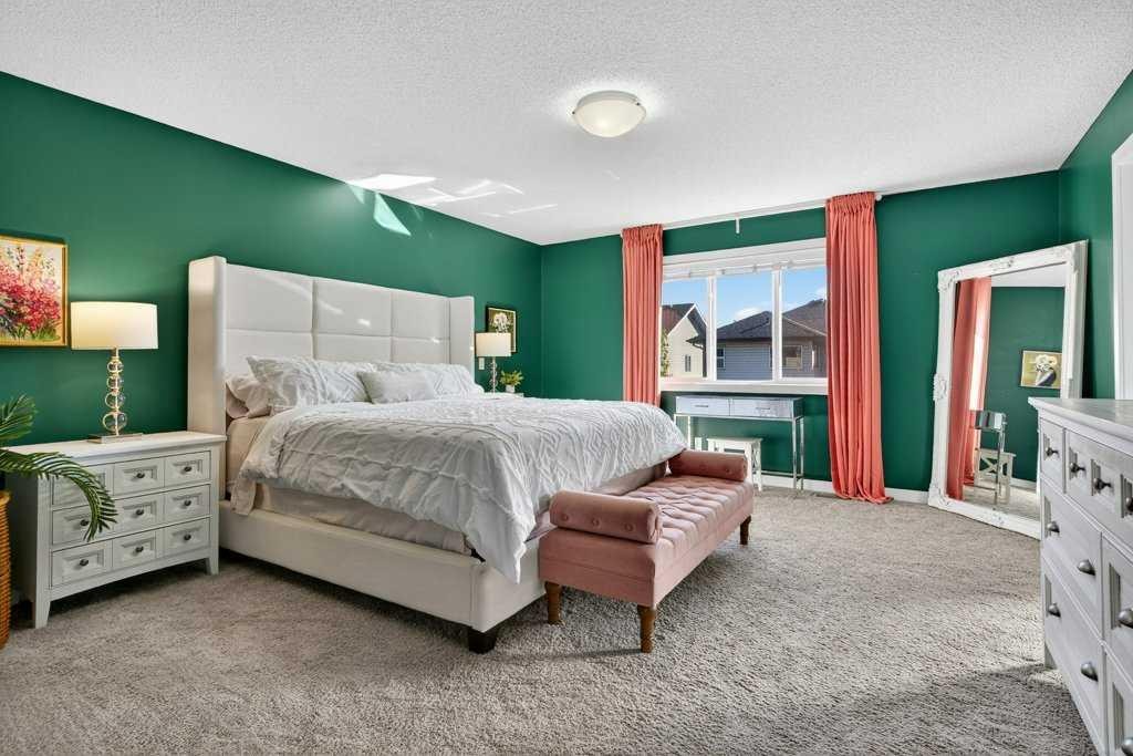 1091 Brightoncrest Green Se, Calgary, AB - Indoor Photo Showing Bedroom