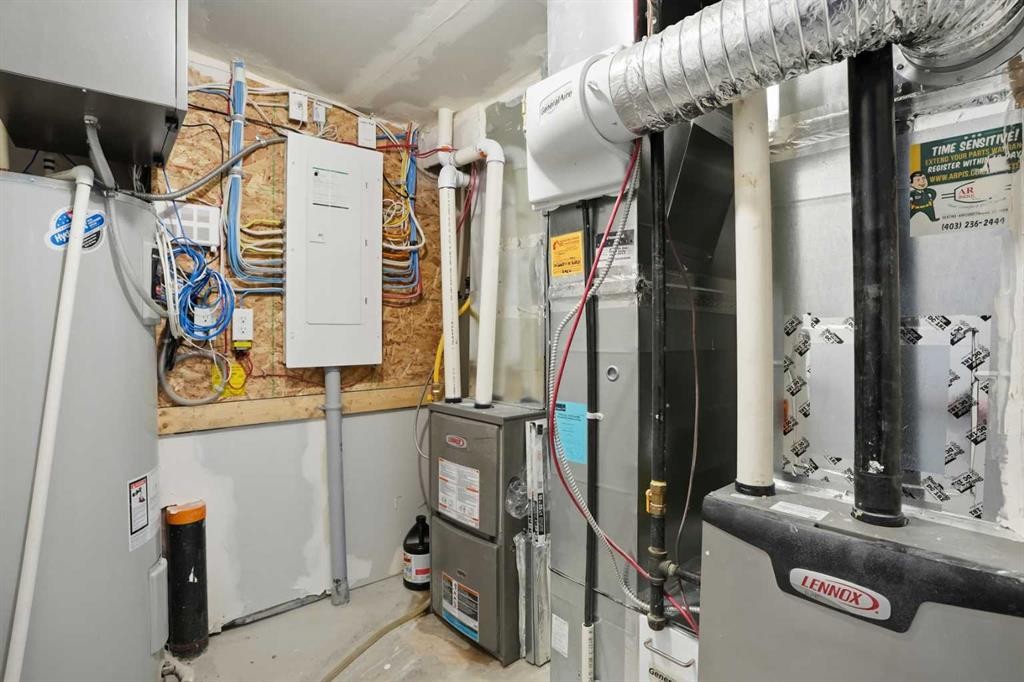 1244 Cornerstone Way Ne, Calgary, AB - Indoor Photo Showing Basement