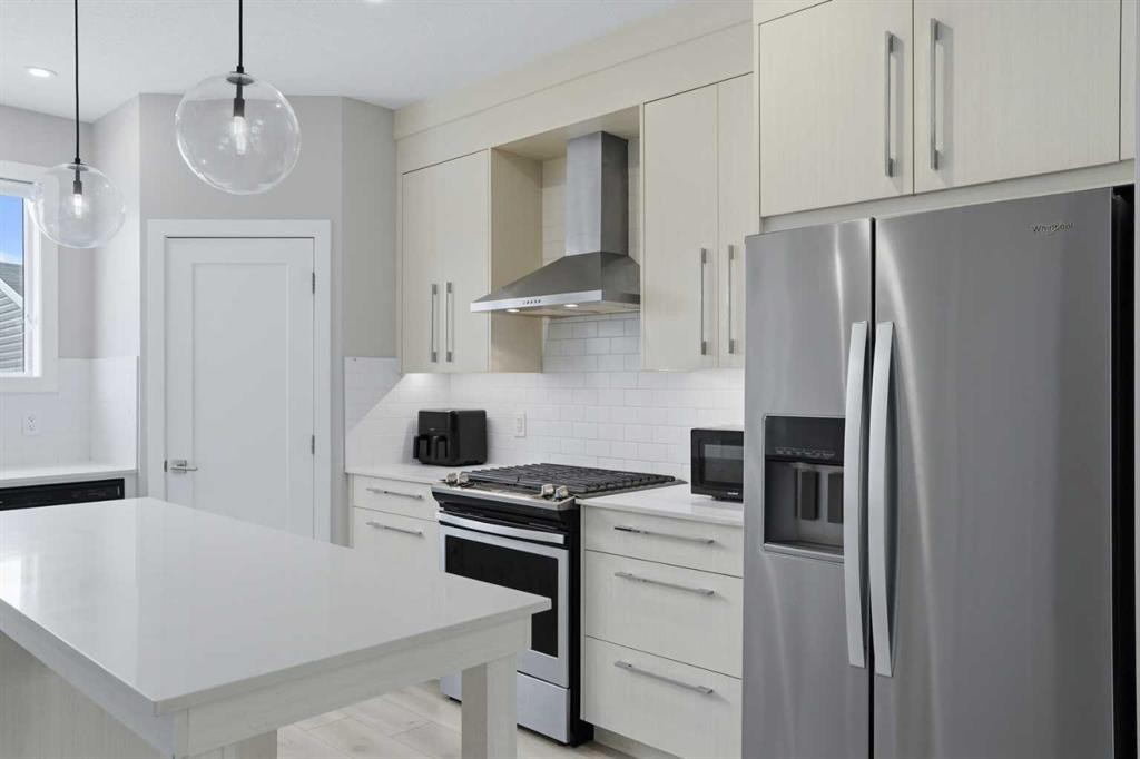 1244 Cornerstone Way Ne, Calgary, AB - Indoor Photo Showing Kitchen With Stainless Steel Kitchen With Upgraded Kitchen