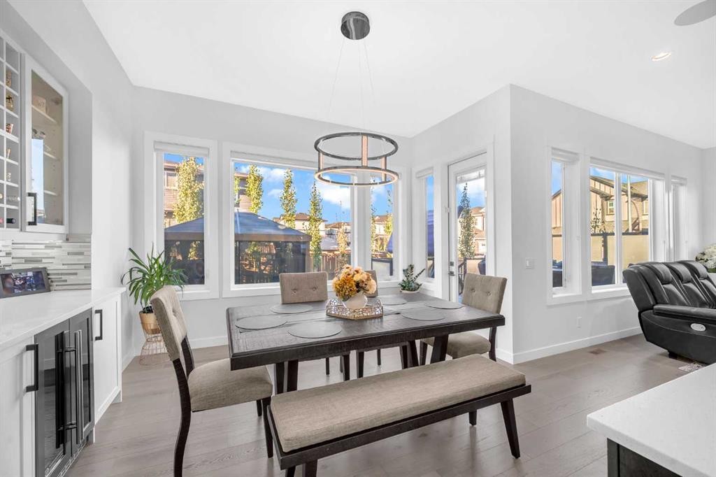 134 Corner Meadows Common Ne, Calgary, AB - Indoor Photo Showing Dining Room