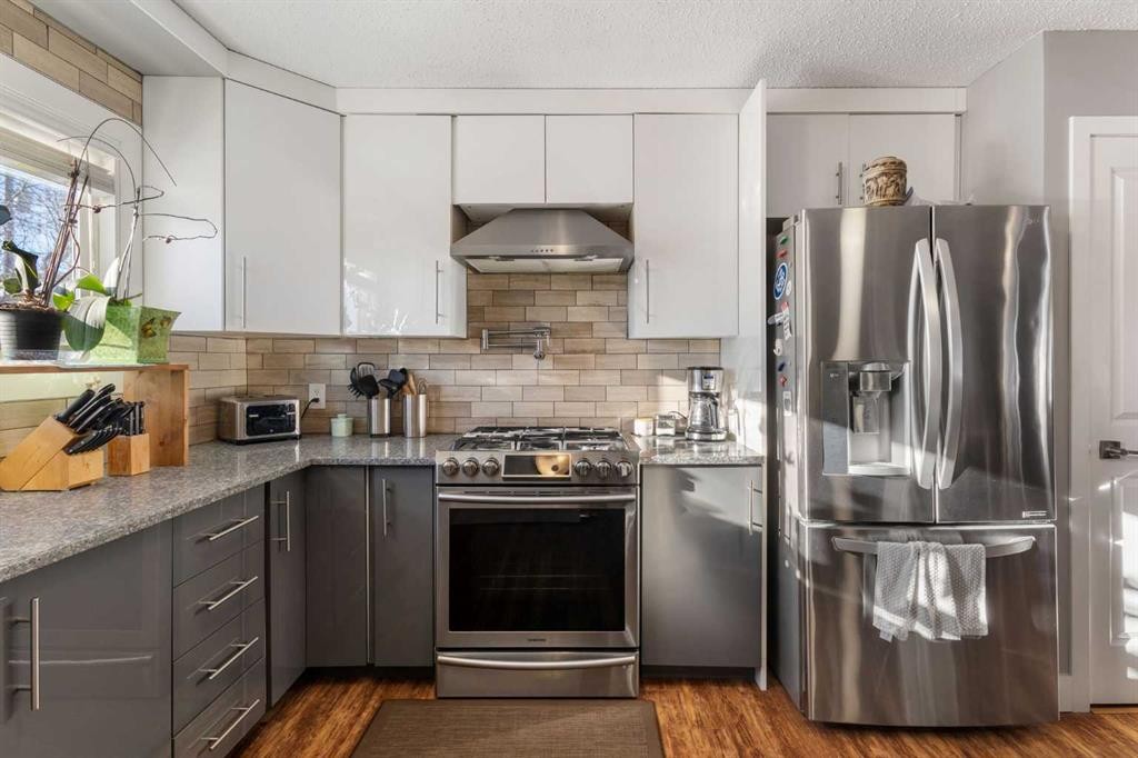 380 Maddock Crescent Ne, Calgary, AB - Indoor Photo Showing Kitchen With Stainless Steel Kitchen With Upgraded Kitchen