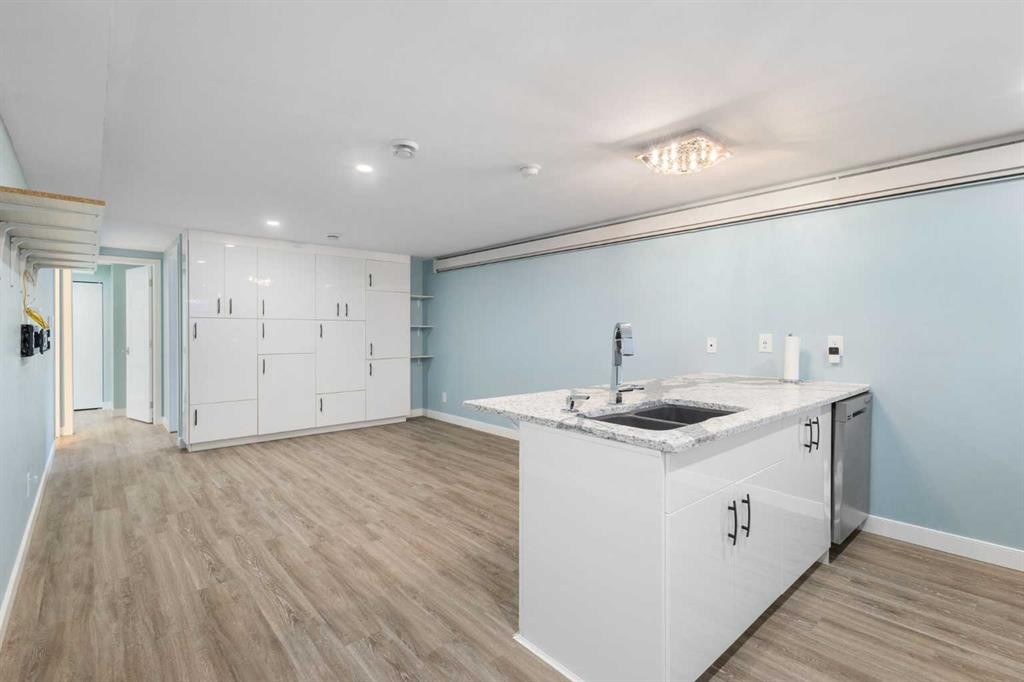 380 Maddock Crescent Ne, Calgary, AB - Indoor Photo Showing Kitchen With Double Sink