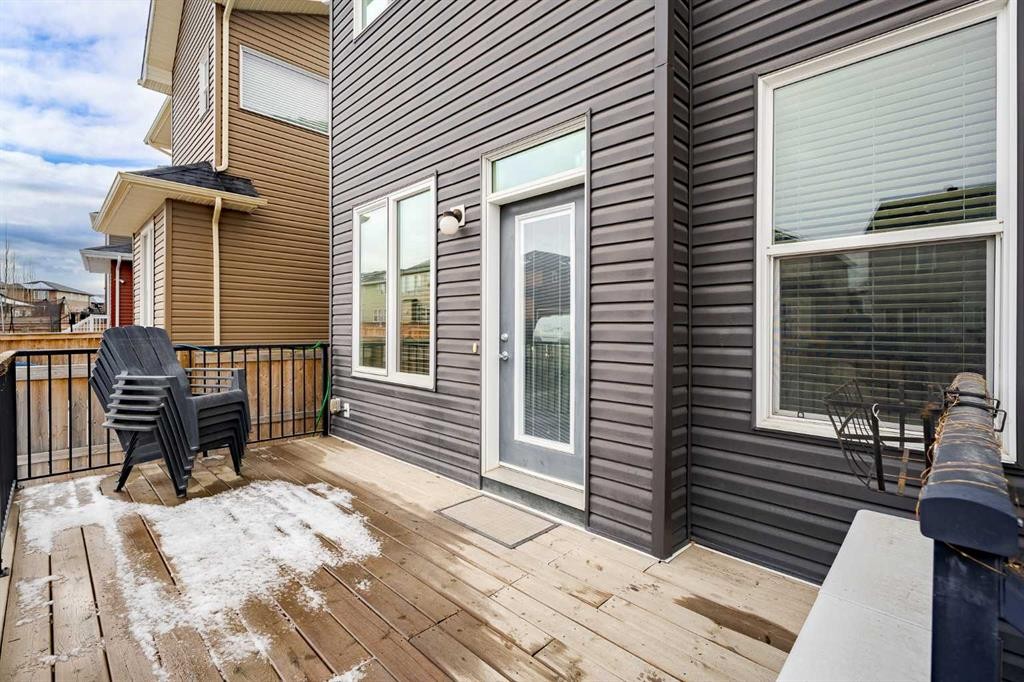 355 Evanston Way Nw, Calgary, AB - Outdoor With Deck Patio Veranda With Exterior
