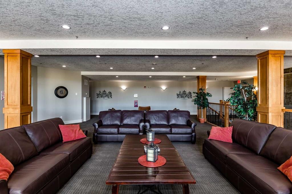 116-77 George Fox Trail, Cochrane, AB - Indoor Photo Showing Living Room
