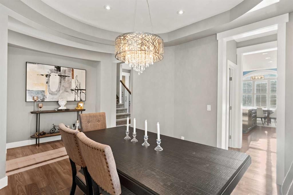 108 Windgate Close Sw, Airdrie, AB - Indoor Photo Showing Dining Room