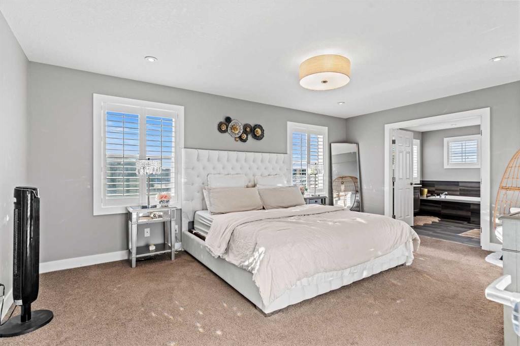 108 Windgate Close Sw, Airdrie, AB - Indoor Photo Showing Bedroom