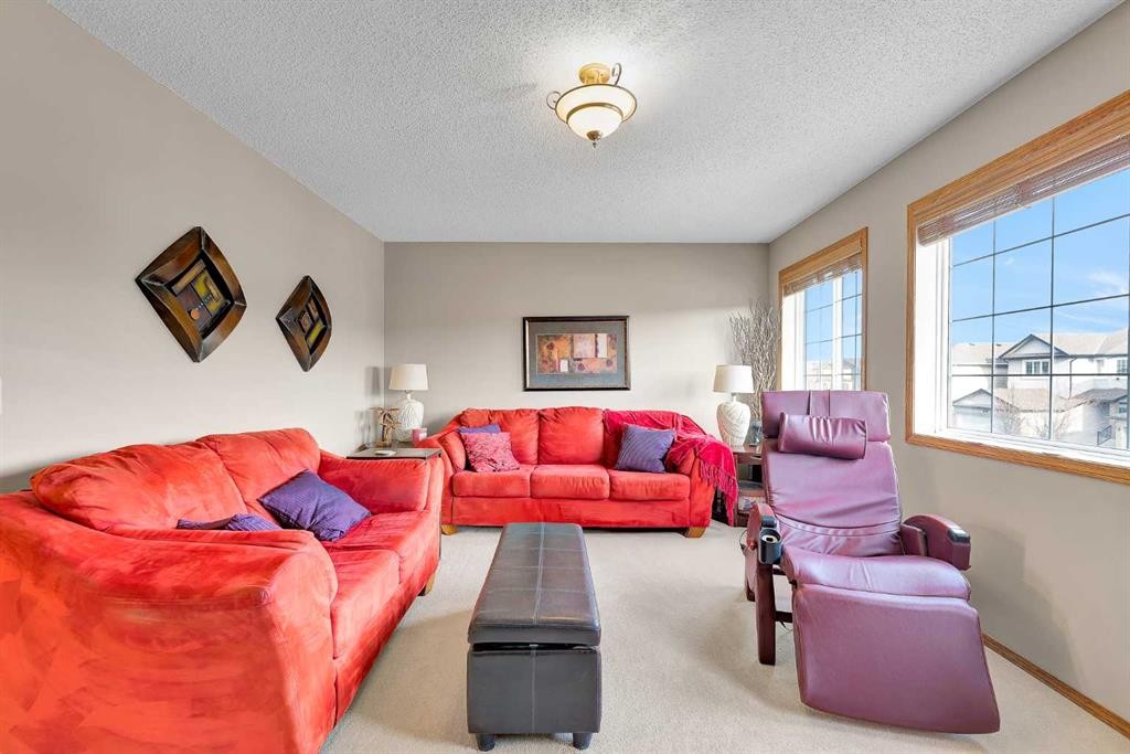 132 Saddletree Close Ne, Calgary, AB - Indoor Photo Showing Living Room