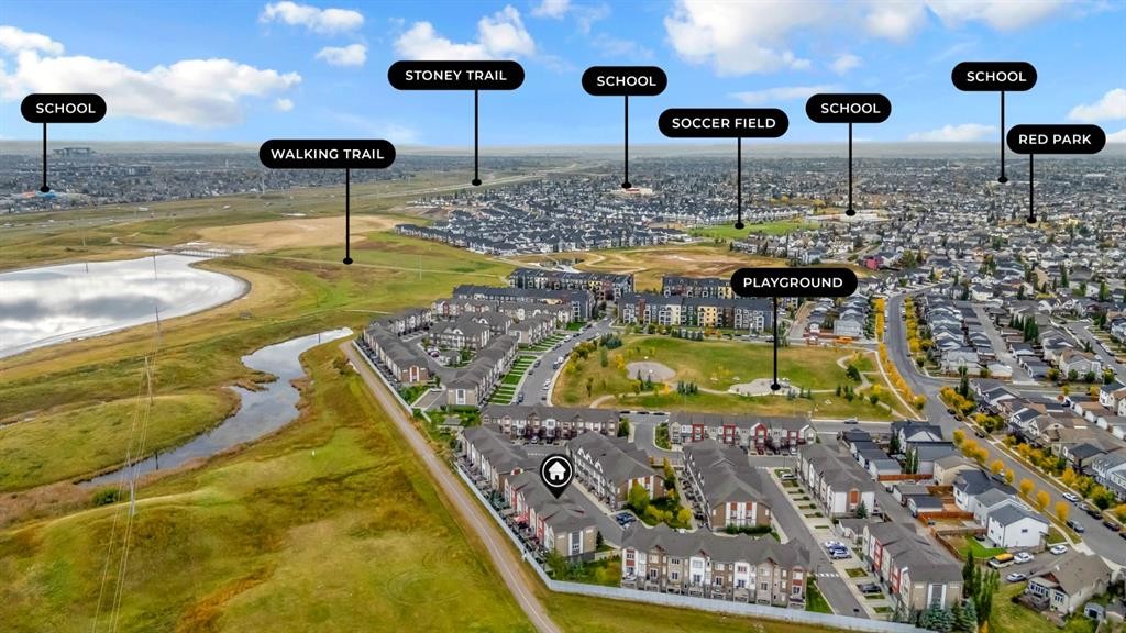 50 Copperstone Common Se, Calgary, AB - Outdoor With View