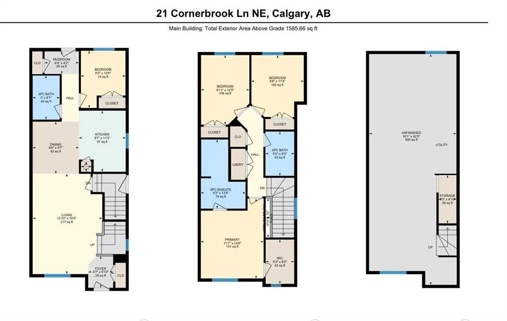 21 Cornerbrook Lane Ne, Calgary, AB - Outdoor With View
