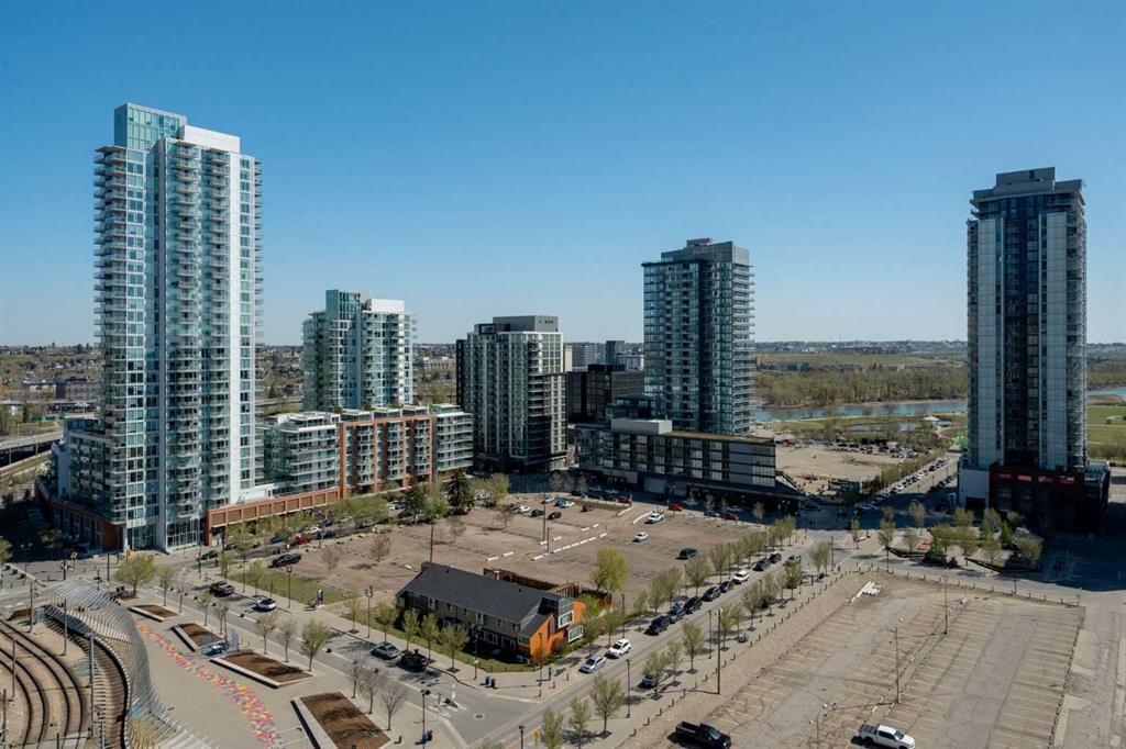 1503-450 8 Avenue Se, Calgary, AB - Outdoor With View