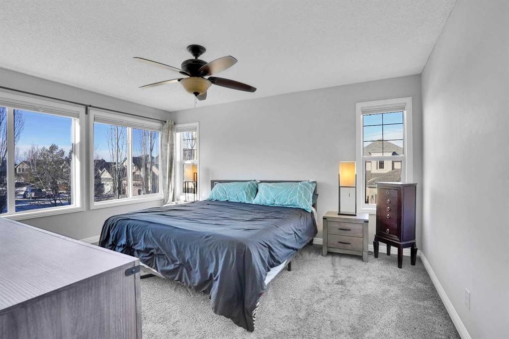 74 Cranleigh Green Se, Calgary, AB - Indoor Photo Showing Bedroom