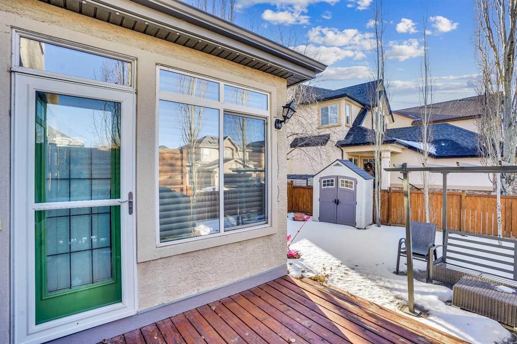 74 Cranleigh Green Se, Calgary, AB - Outdoor With Deck Patio Veranda