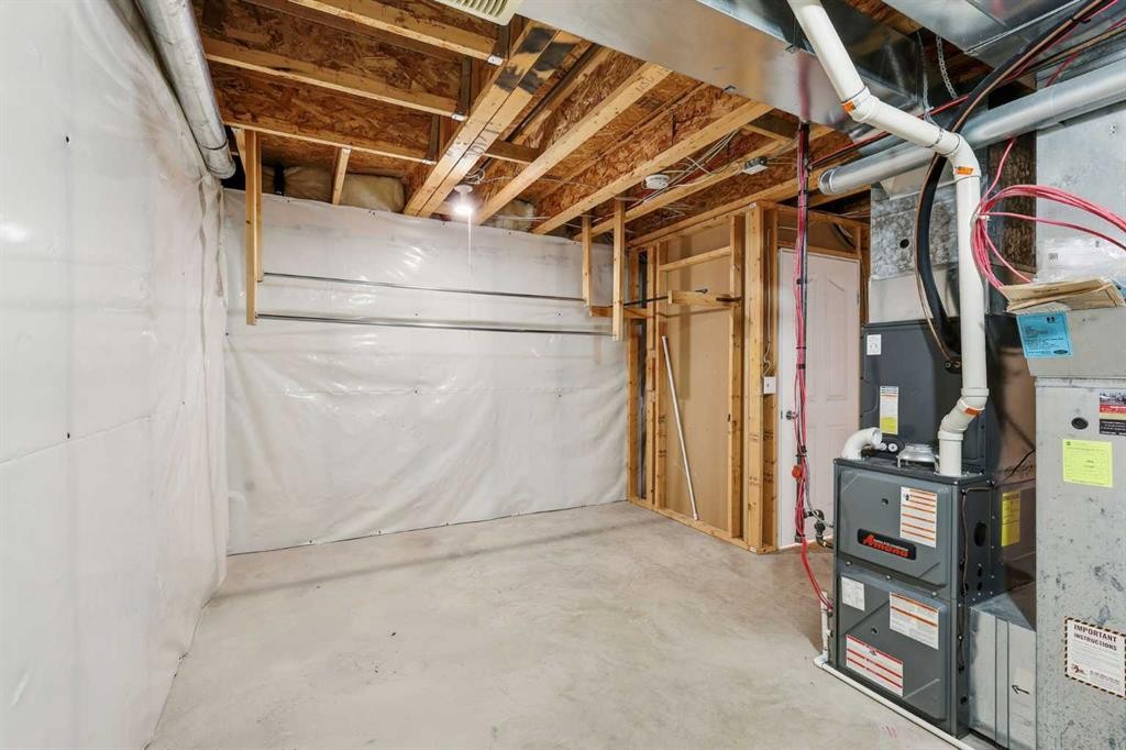 160 Taradale Drive Ne, Calgary, AB - Indoor Photo Showing Basement