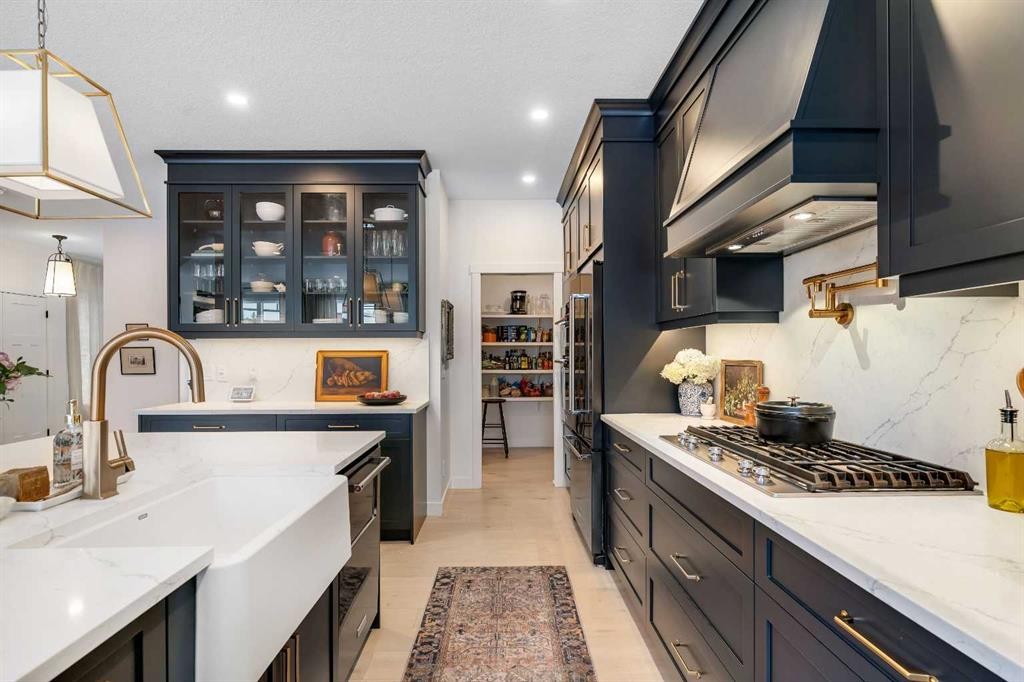 1176 Cranbrook Gardens Se, Calgary, AB - Indoor Photo Showing Kitchen With Upgraded Kitchen