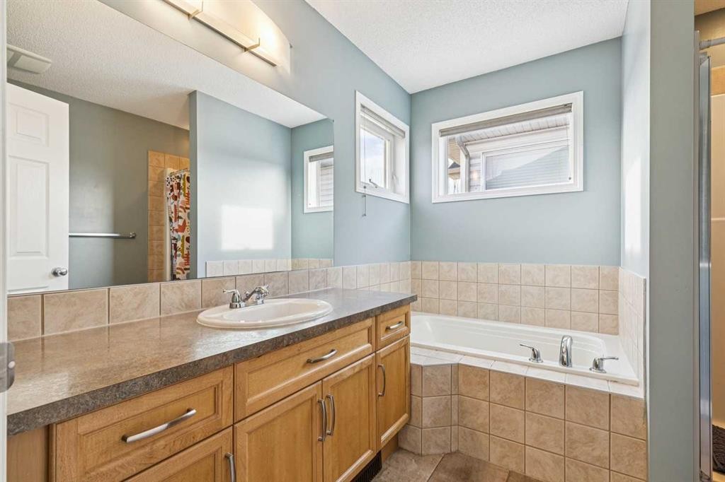 460 Silverado Plains Circle Sw, Calgary, AB - Indoor Photo Showing Bathroom