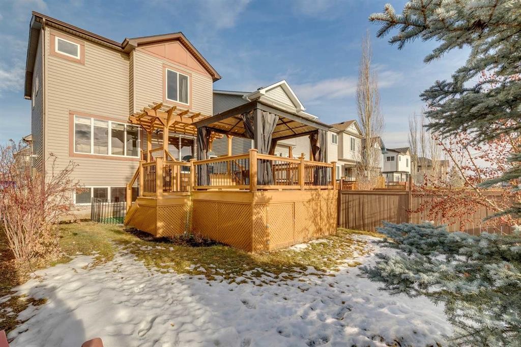 460 Silverado Plains Circle Sw, Calgary, AB - Outdoor With Deck Patio Veranda
