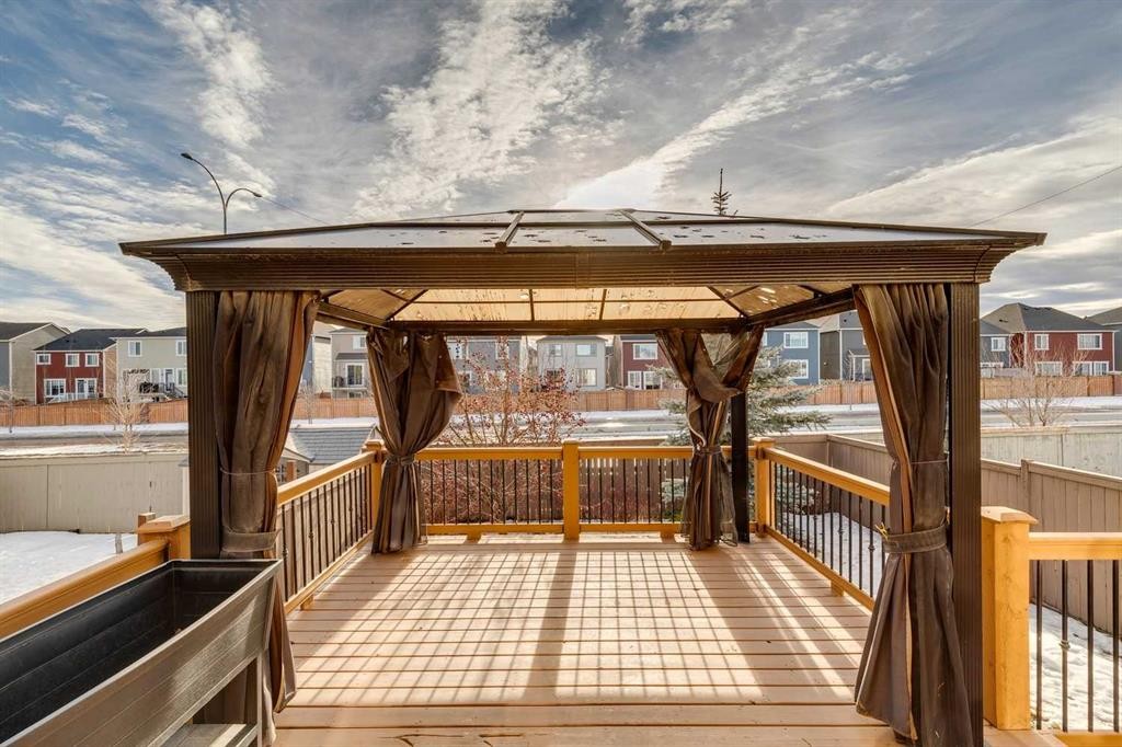 460 Silverado Plains Circle Sw, Calgary, AB - Outdoor With Deck Patio Veranda With Exterior