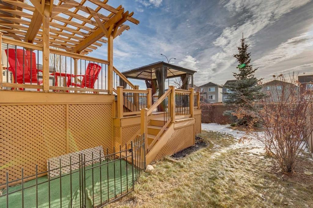 460 Silverado Plains Circle Sw, Calgary, AB - Outdoor With Deck Patio Veranda