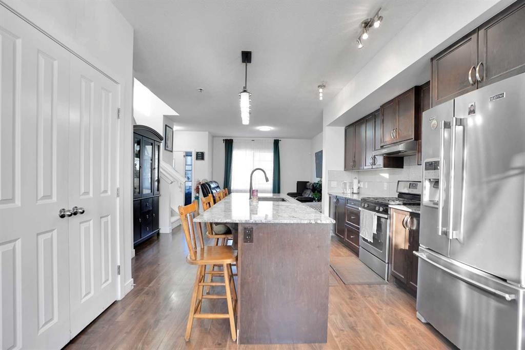 243 Cornerstone Avenue Ne, Calgary, AB - Indoor Photo Showing Kitchen With Upgraded Kitchen