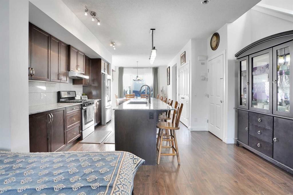 243 Cornerstone Avenue Ne, Calgary, AB - Indoor Photo Showing Kitchen With Upgraded Kitchen