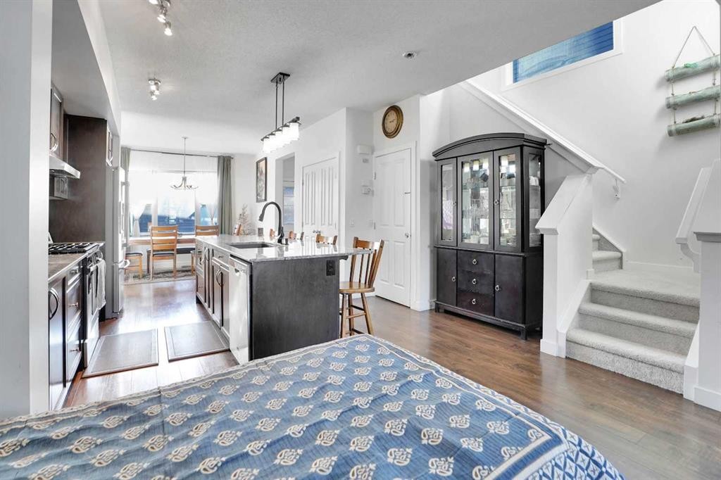 243 Cornerstone Avenue Ne, Calgary, AB - Indoor Photo Showing Kitchen With Upgraded Kitchen