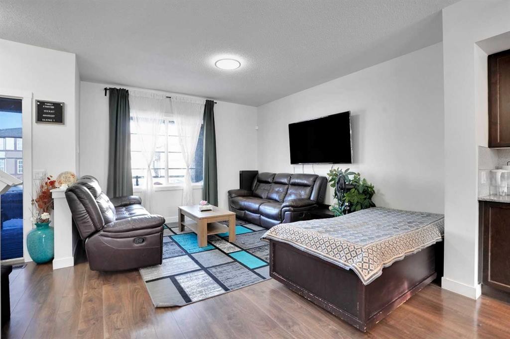 243 Cornerstone Avenue Ne, Calgary, AB - Indoor Photo Showing Living Room