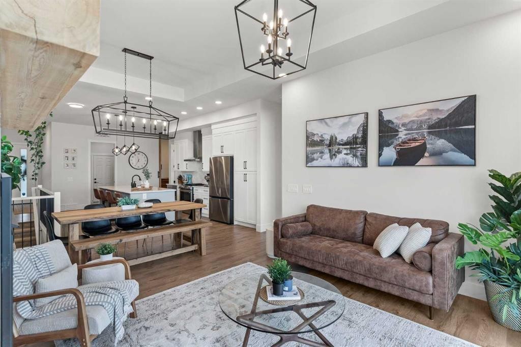 79 Sandpiper Bend, Chestermere, AB - Indoor Photo Showing Living Room