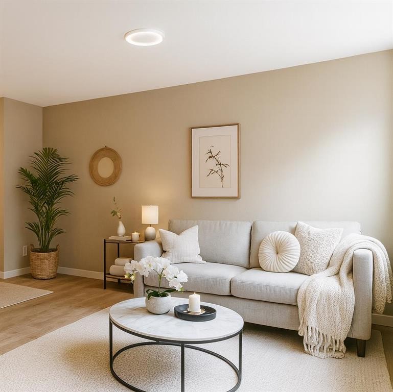 147 Mckenzie Towne Close Se, Calgary, AB - Indoor Photo Showing Living Room