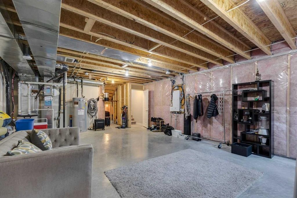 55 Sage Bluff Heights Nw, Calgary, AB - Indoor Photo Showing Basement