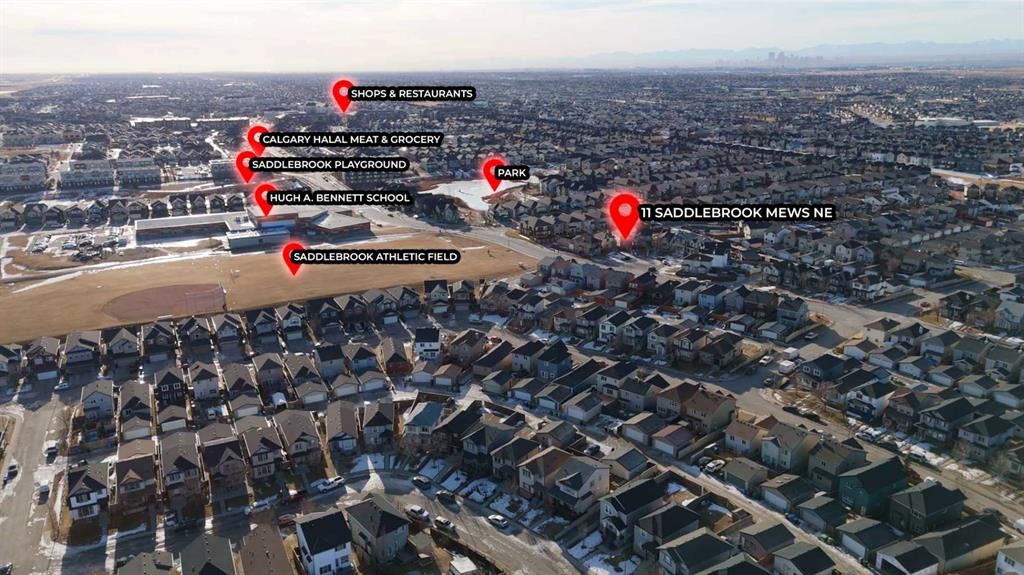 11 Saddlebrook Mews Ne, Calgary, AB - Outdoor With View