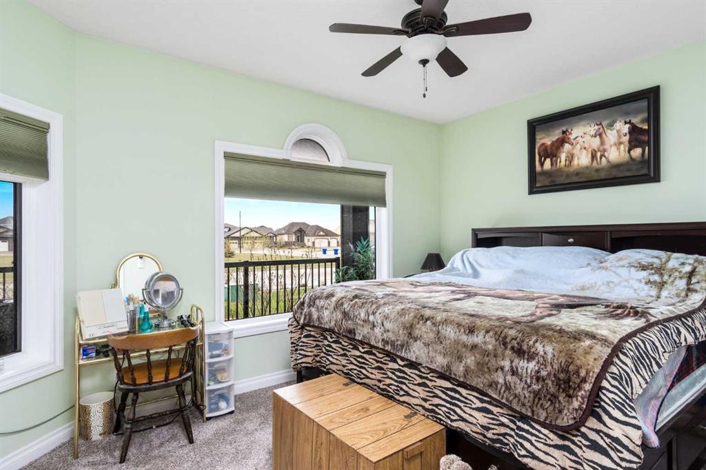 79 Harrison Green, Olds, AB - Indoor Photo Showing Bedroom