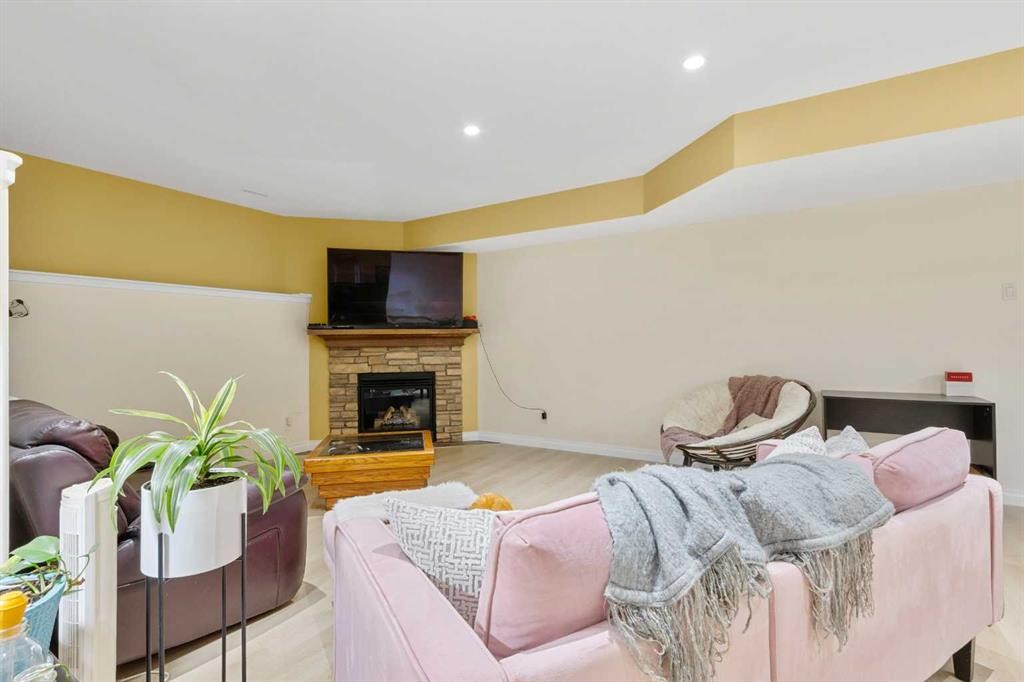 79 Harrison Green, Olds, AB - Indoor With Fireplace