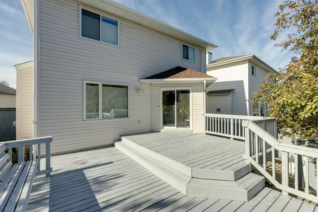 22 Hidden Spring Court Nw, Calgary, AB - Outdoor With Deck Patio Veranda With Exterior